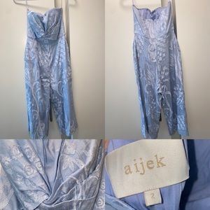 Baby Blue Flare Romper